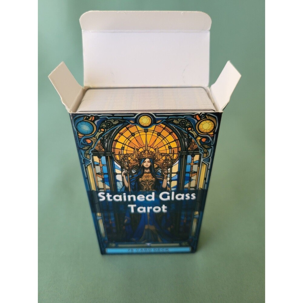 Stained Glass Unique Tarot Deck Complete 78 Cards US Games Systems - Picture 7 of 7